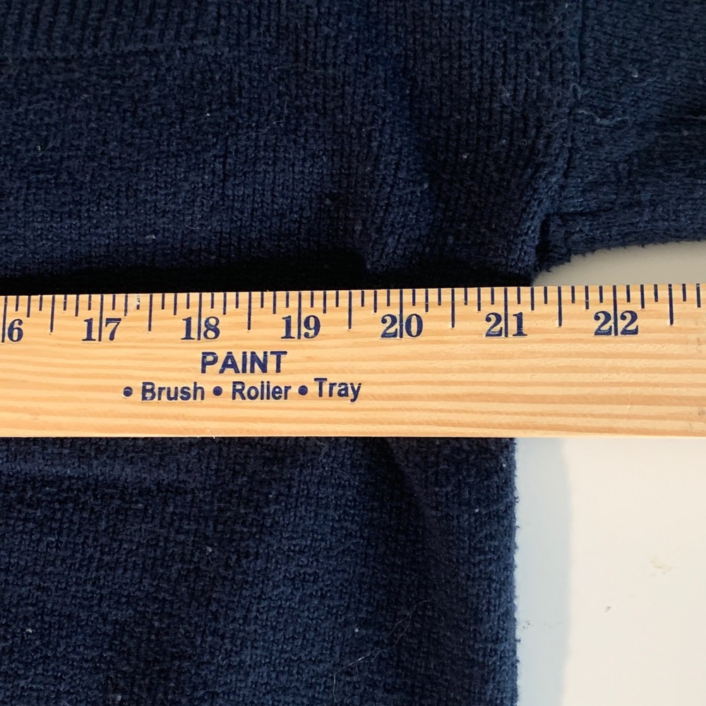 Banana Republic Dark Blue crewneck cotton Sweater women’s size medium - Picture 8 of 9